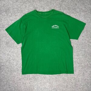 Fireball Whisky St Patricks Day Shirt Mens Large Green Kiss The Dragon Graphic T
